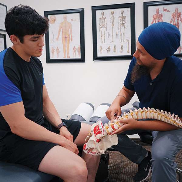 Scoliosis spinal curvature illustration — corrective chiropractic approach